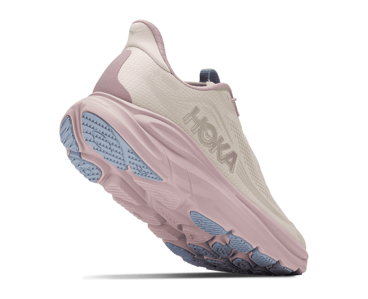 HOKA Women's Clifton 11 GTX Glm - ALABASTER / PINK OPAL