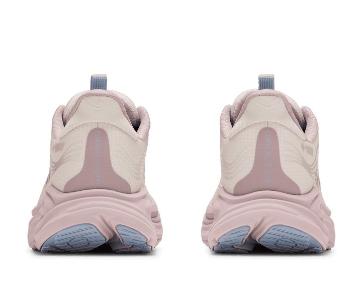 HOKA Women's Clifton 11 GTX Glm - ALABASTER / PINK OPAL