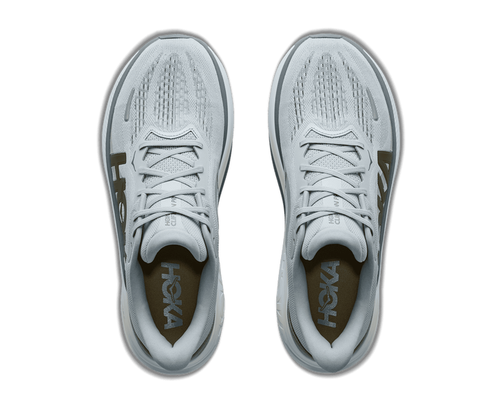 HOKA Men's Clifton Pro Glm - MINERAL BLUE / SPROUTED GREEN (Wide)
