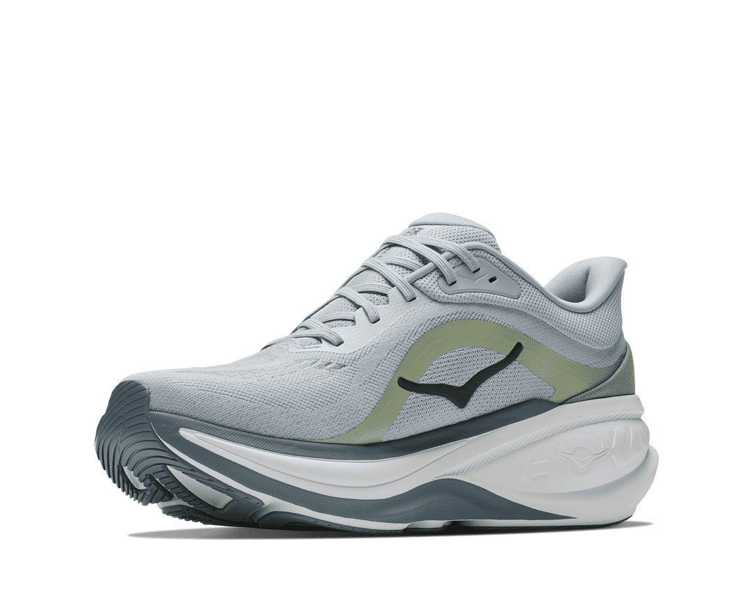 HOKA Men's Clifton Pro Glm - MINERAL BLUE / SPROUTED GREEN (Wide)