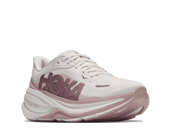 HOKA Women's Clifton Pro Glm - ALABASTER / PINK OPAL (Wide)
