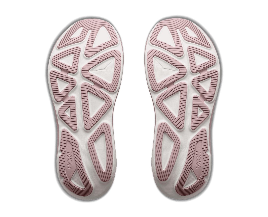 HOKA Women's Clifton Pro Glm - ALABASTER / PINK OPAL (Wide)