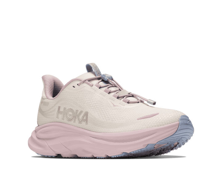 HOKA Women's Clifton 11 GTX Glm - ALABASTER / PINK OPAL (Wide)