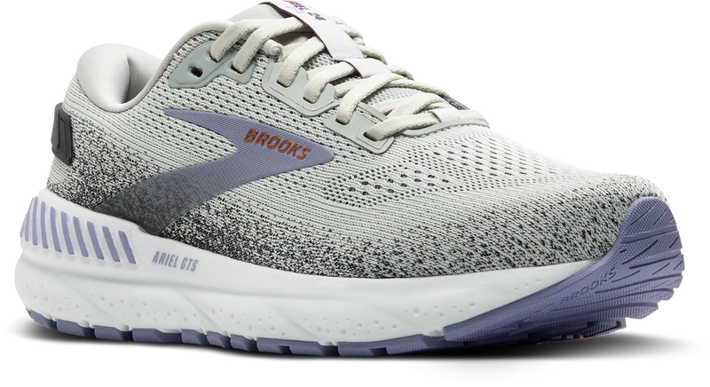 Brooks Womens Ariel GTS 24- Mercury/Ebony/Lavender