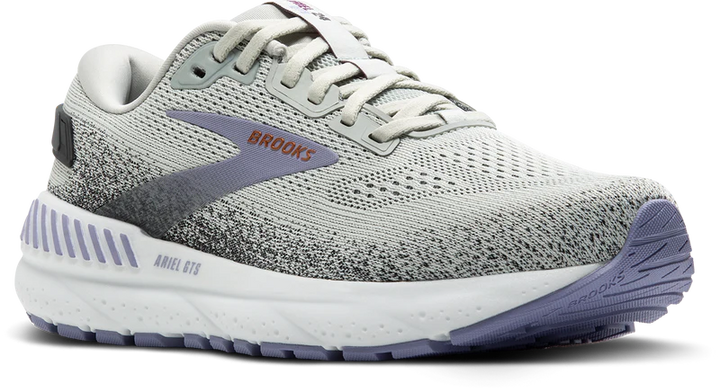 Brooks Womens Ariel GTS 24- Mercury/Ebony/Lavender