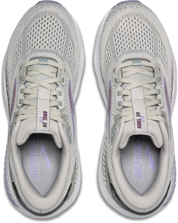 Brooks Womens Ariel GTS 24- Mercury/Ebony/Lavender