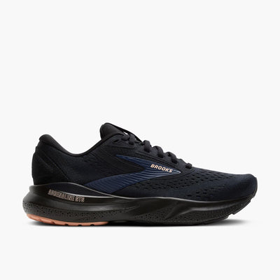 Brooks Adrenaline GTS 24 para mujer - Negro/Abrigo/Melocotón