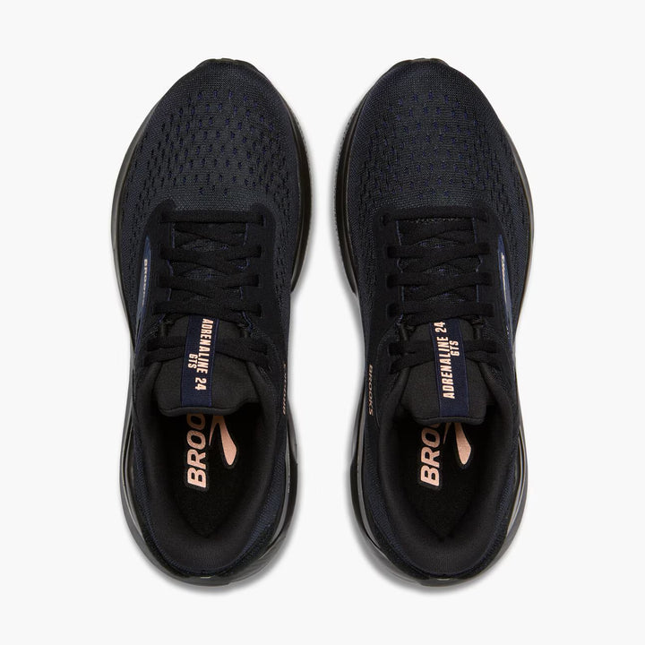 Brooks Women's Adrenaline GTS 24 - Black/Peacoat/Peach