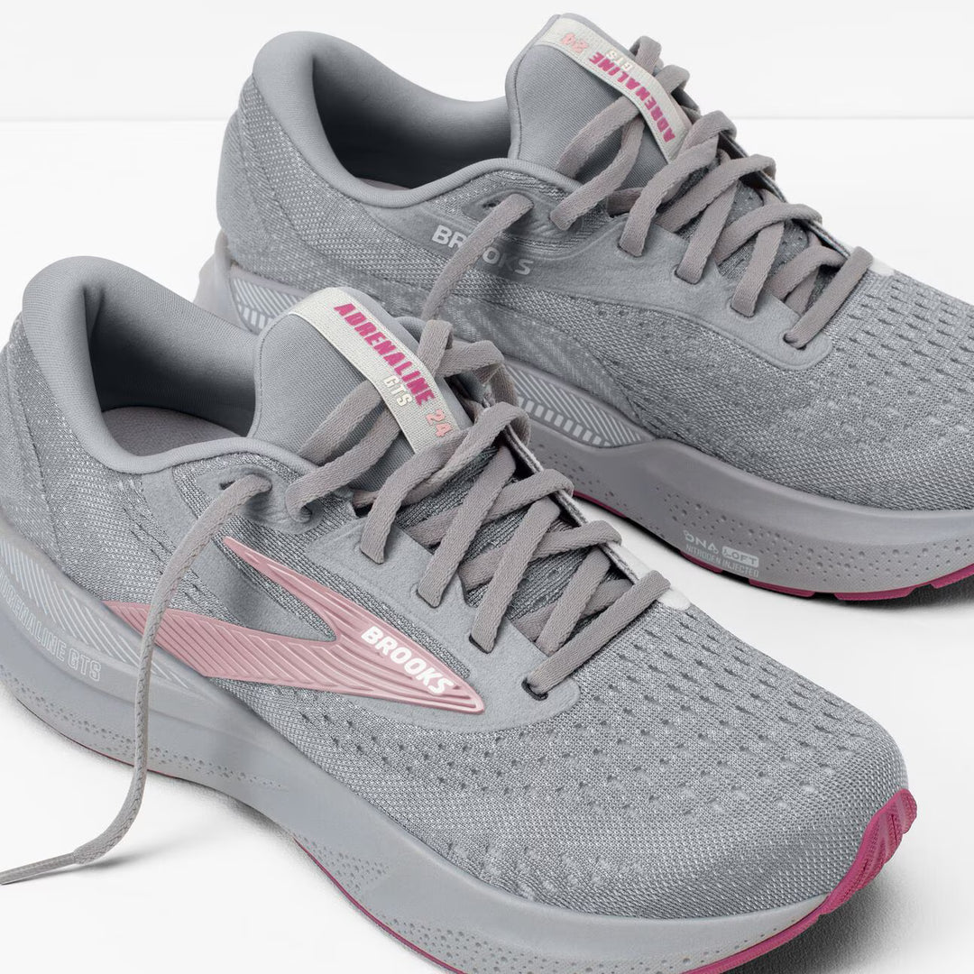 Brooks Women's Adrenaline GTS 24 - Alloy/White/Zephyr