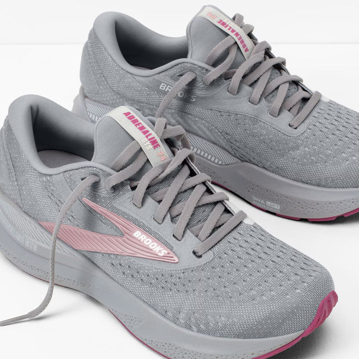 Brooks Women's Adrenaline GTS 24 - Alloy/White/Zephyr