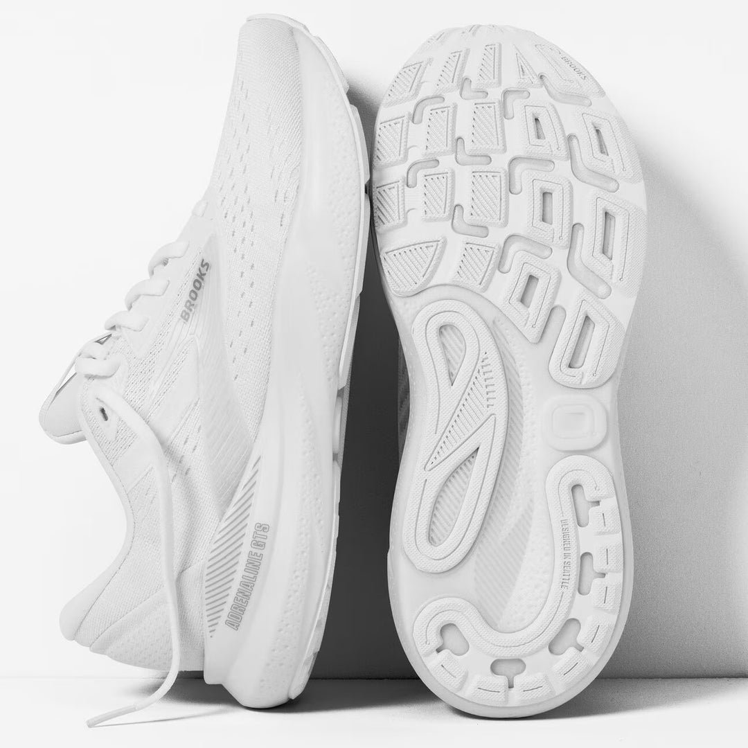 Brooks Women's Adrenaline GTS 24 - White/Oyster/Alloy