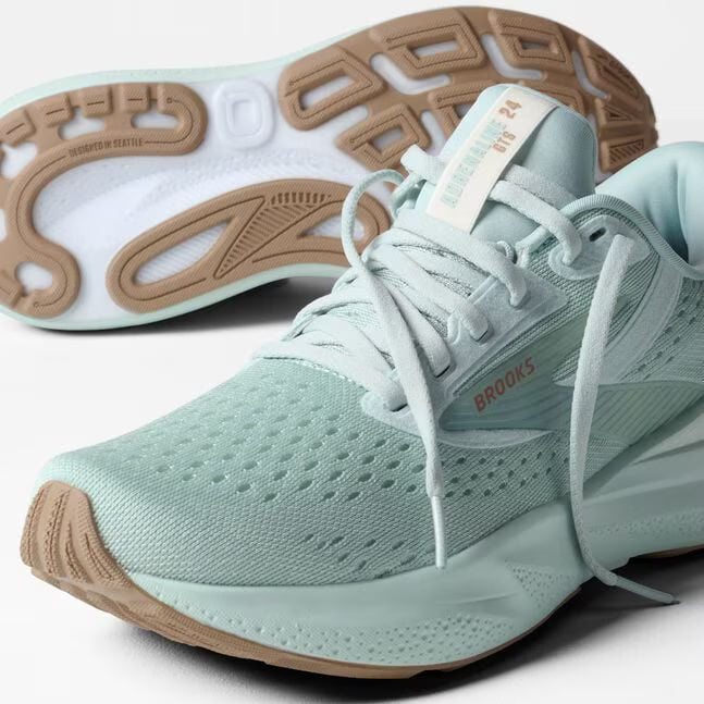 Brooks Women's Adrenaline GTS 24 - Cloud Blue/Coconut/Portabella