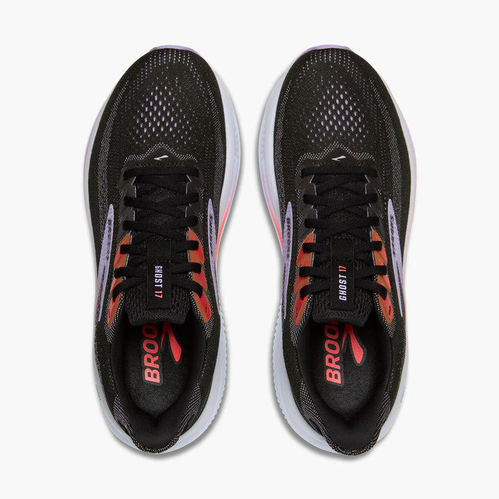 Brooks Women's Ghost 17 - Black/Purple/Coral