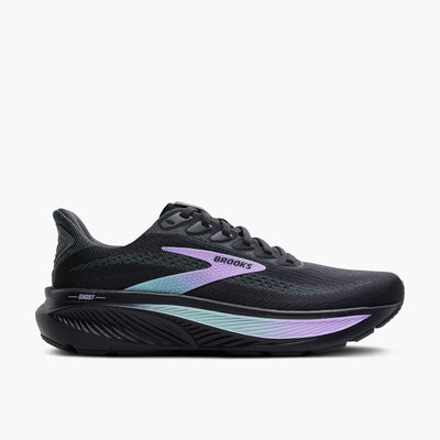 Brooks Ghost 17 para mujer - Gris/Agua clara/Morado