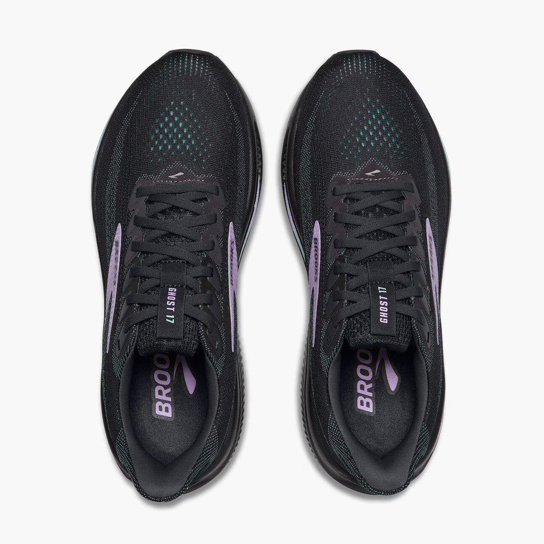 Brooks Ghost 17 para mujer - Gris/Agua clara/Morado