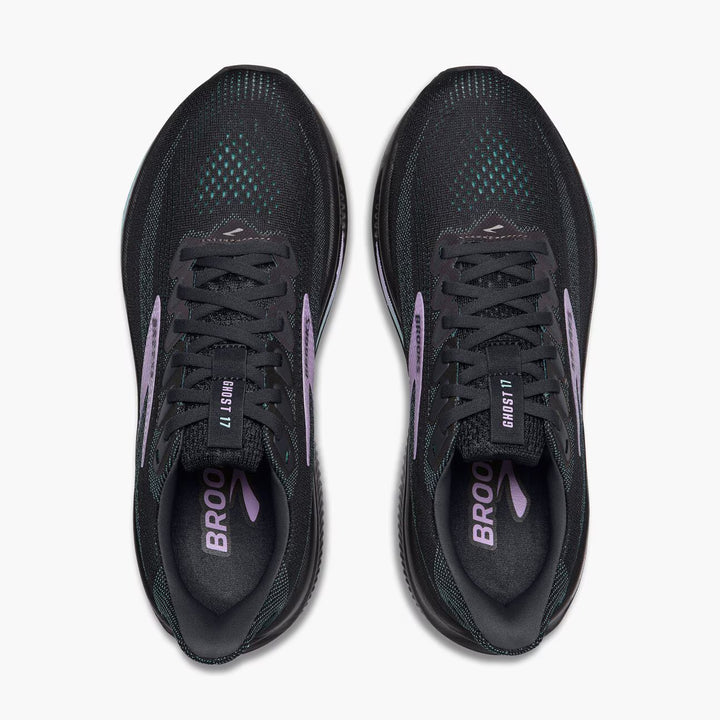 Brooks Ghost 17 para mujer - Gris/Agua clara/Morado