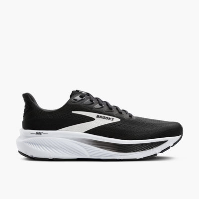 Brooks Ghost 17 para mujer - Negro/Gris/Blanco