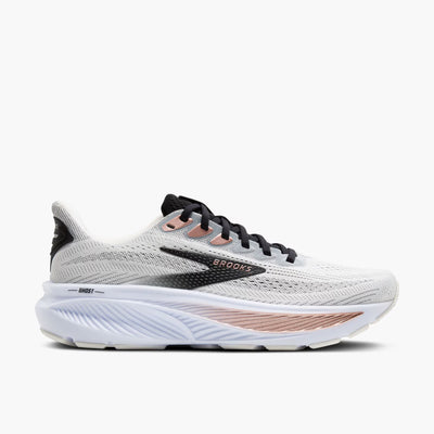 Brooks Women's Ghost 17 - White/Black/Rose Gold