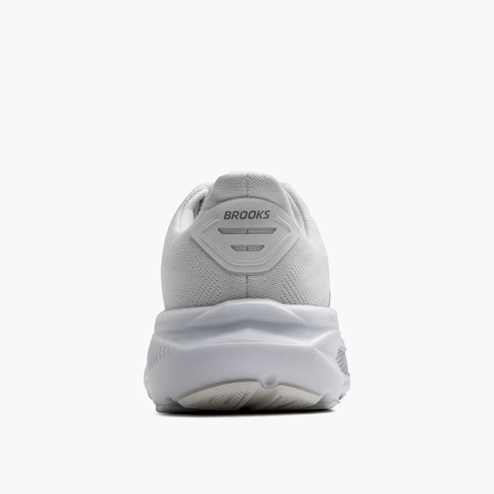 Brooks Women's Ghost 17 (Wide) - White/White/Grey