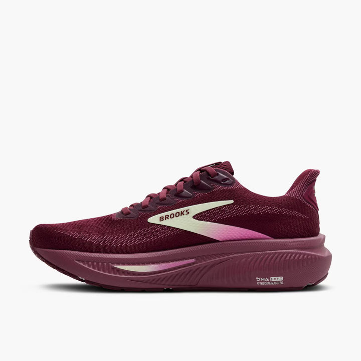 Brooks Women's Ghost 17 - Burgundy/Pink/Green