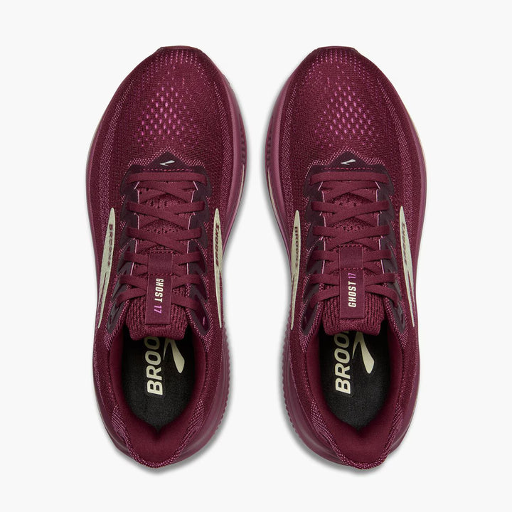 Brooks Women's Ghost 17 - Burgundy/Pink/Green