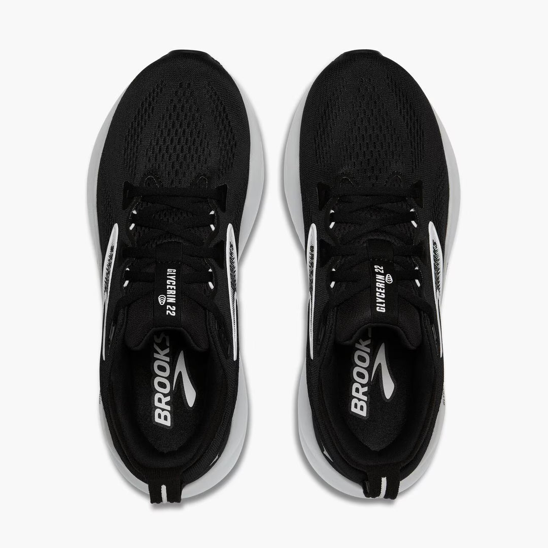 Brooks Glycerin 22 para mujer - Negro/Gris/Blanco