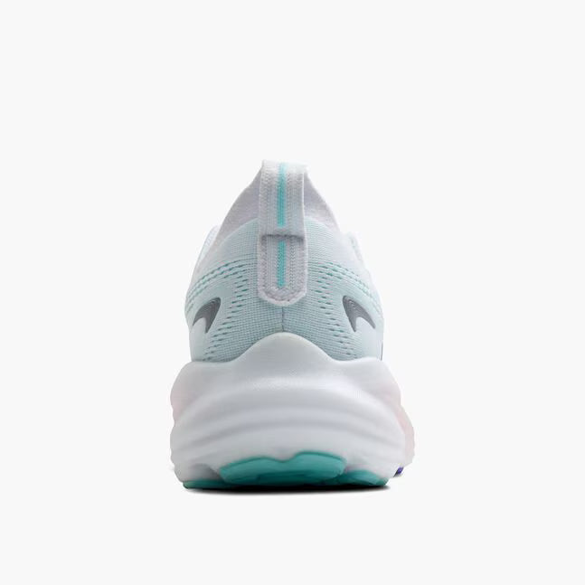 Brooks Glycerin GTS 22 (Ancho) para mujer - Blanco/Carcasa Limpet/Azul Amparo