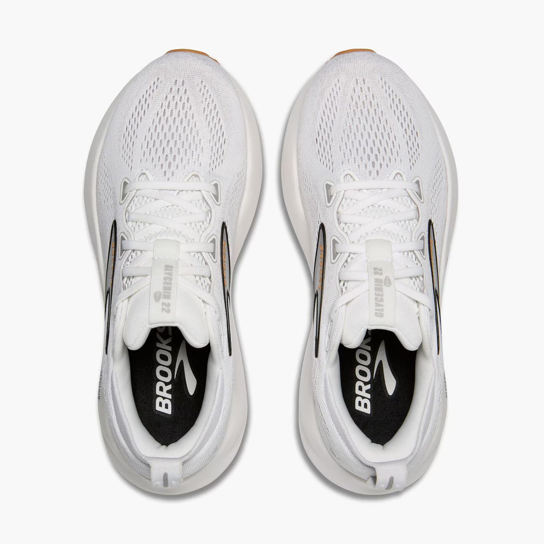 Brooks Glycerin 22 para mujer - Blanco/Gris/Negro
