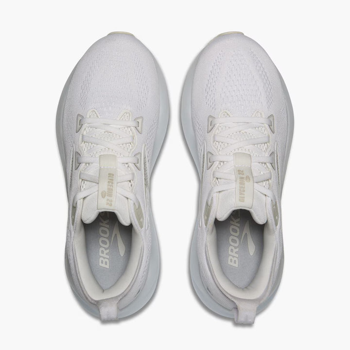 Brooks Glycerin 22 para mujer - Blanco/Blanco/Gris