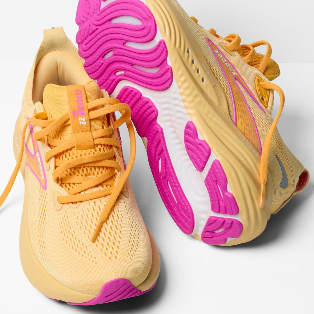 Brooks Glycerin 22 para mujer - Sherbert/Albaricoque/Rosa