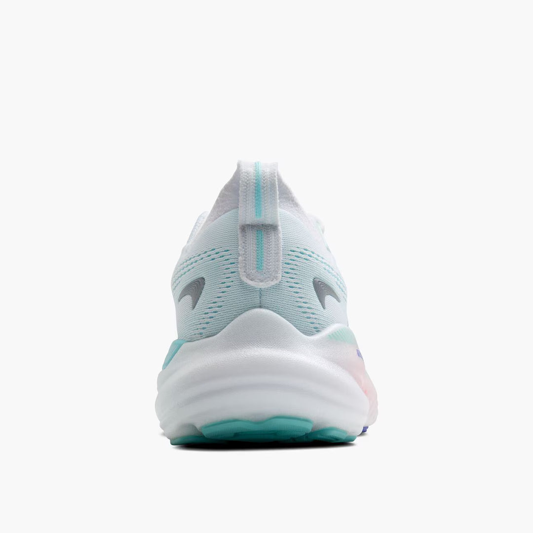Brooks Glycerin GTS 22 para mujer - Blanco/Carcasa de lapa/Azul Amparo