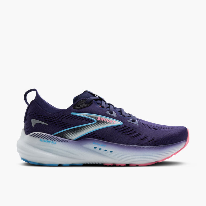 Brooks Womens Glycerin GTS 22 Extra Wide - Blue Ribbon/Peacoat/Dianthus (1204352E429)