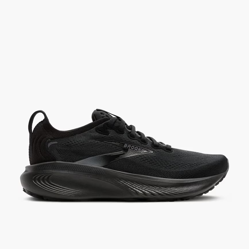 Brooks Adrenaline GTS 25 para mujer - Negro/Negro/Ébano - Estrecho (2A)