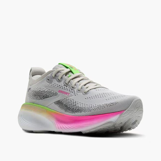 Brooks Adrenaline GTS 25 para mujer - Oyster/Rosa/Verde
