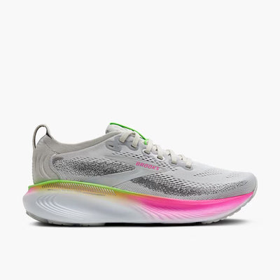 Brooks Adrenaline GTS 25 para mujer - Oyster/Rosa/Verde