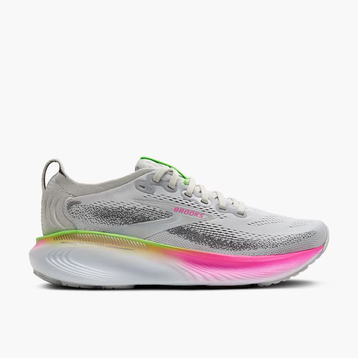 Brooks Adrenaline GTS 25 para mujer - Oyster/Rosa/Verde