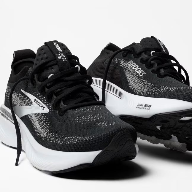 Brooks Adrenaline GTS 25 para mujer - Negro/Gris/Blanco - Ancho (D)