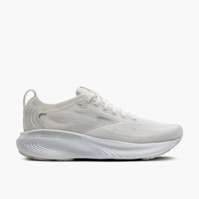 Brooks Women's Adrenaline GTS 25 - White/White/Silver - Wide (D)