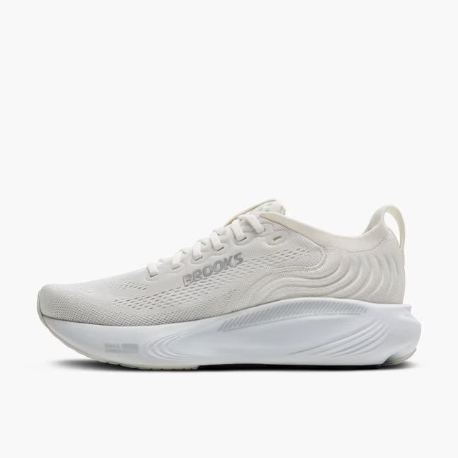 Brooks Adrenaline GTS 25 para mujer - Blanco/Blanco/Plateado