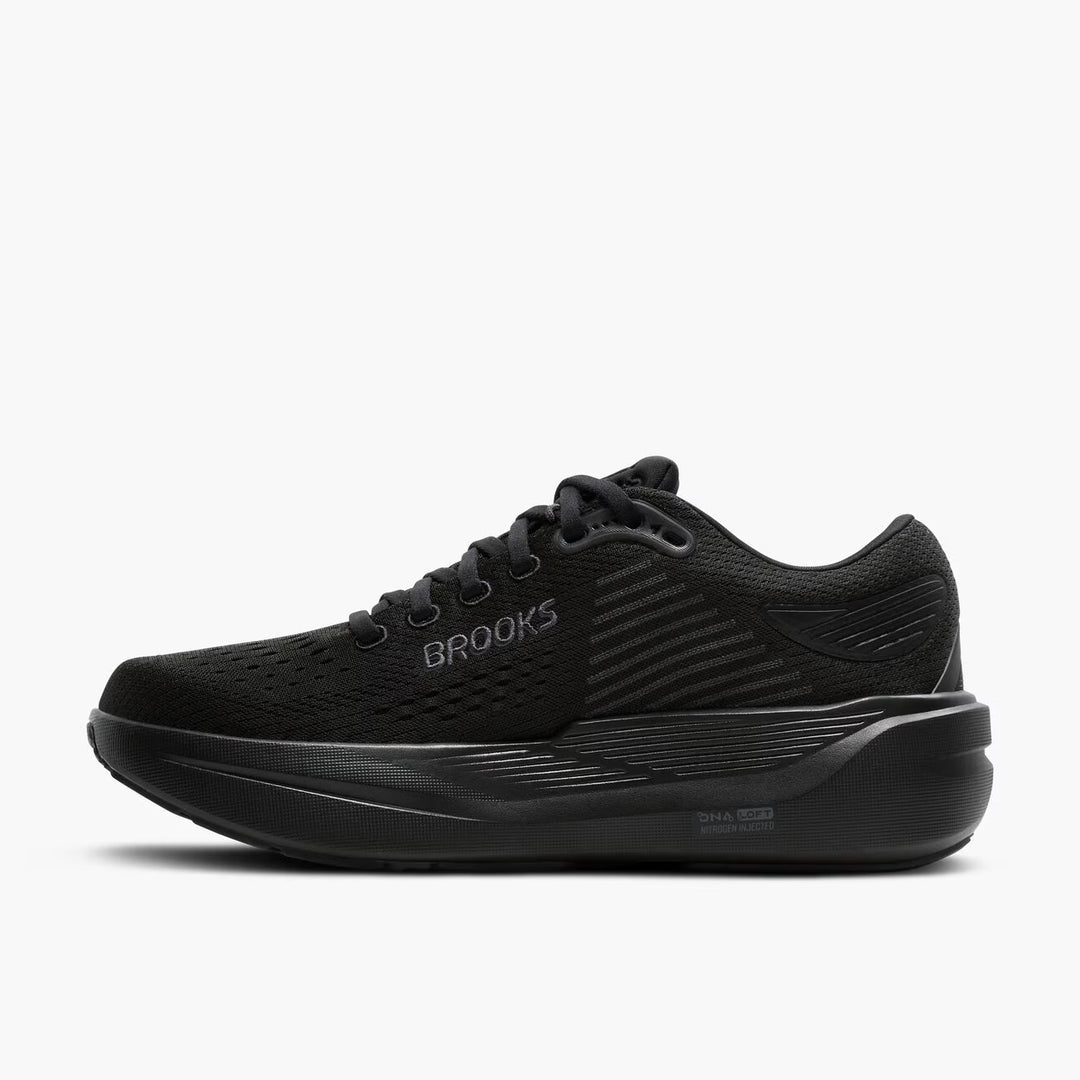 Brooks Men's Ghost Max 3 (Wide) - Black/Black/Ebony