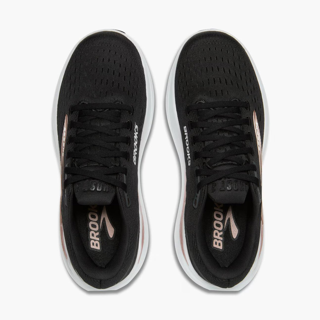 Brooks Womens Ghost Max 3 Wide - (Black/Black/Rose Gold(1204571D043)