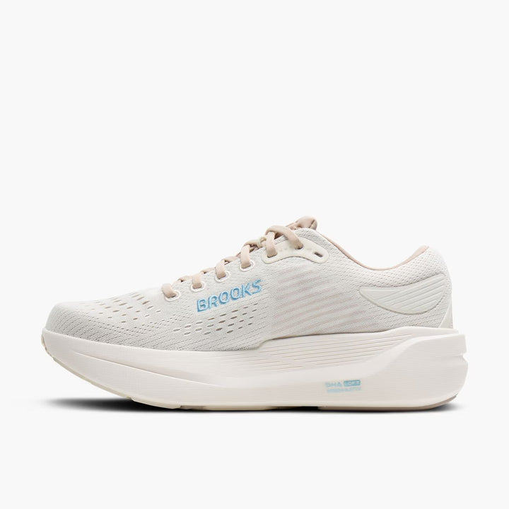 Brooks Ghost Max 3 para mujer (extra ancho) - Coco/Gris Chateau/Azul