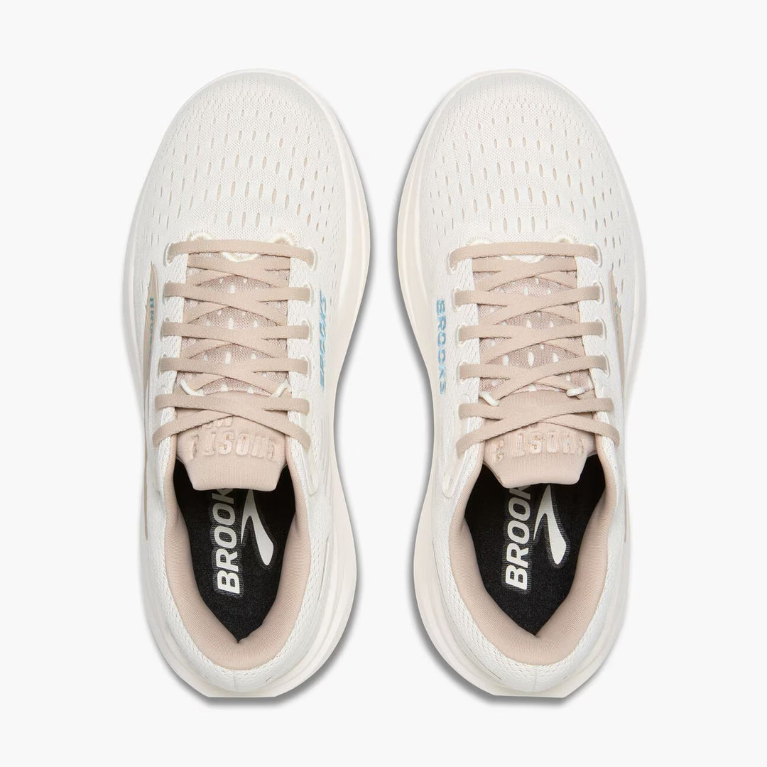 Brooks Women's Ghost Max 3 - Coconut/Chateau Grey/Blue