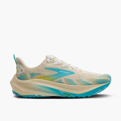 Brooks Ghost Trail para mujer - Arena/Blanco estrella/Hora dorada
