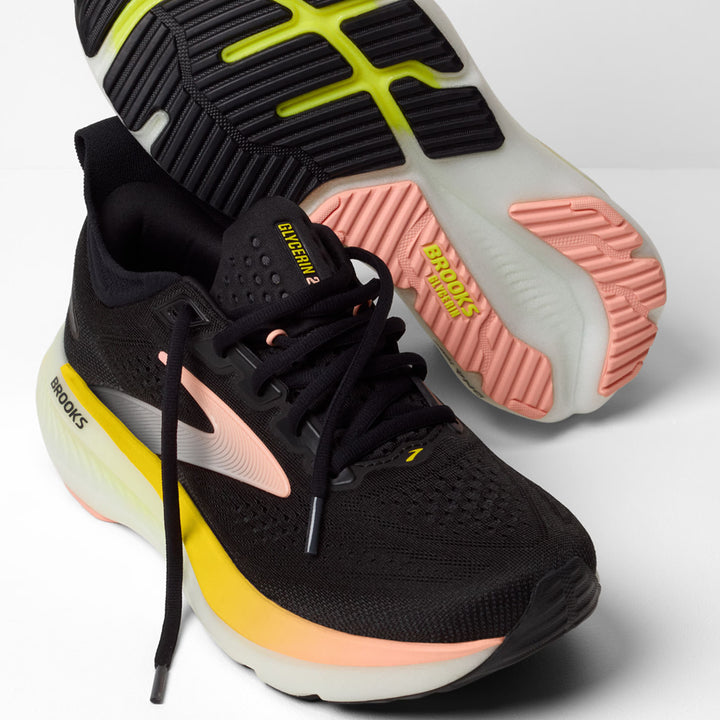Brooks Women's Glycerin 23 - Black/Peach/Nightlife
