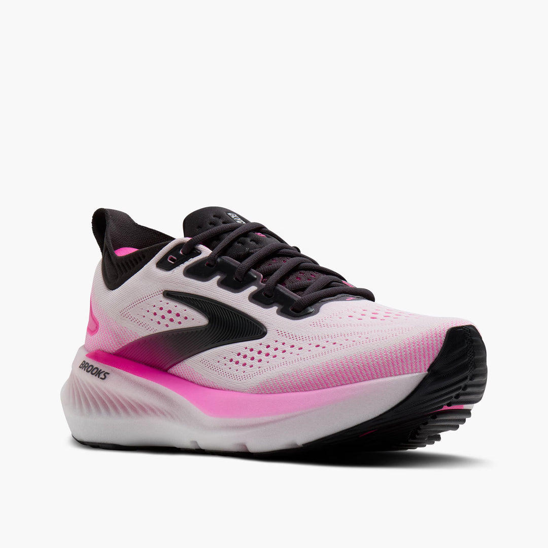 Brooks Glycerin 23 para mujer - Blanco/Phantom/Rosa cibernético