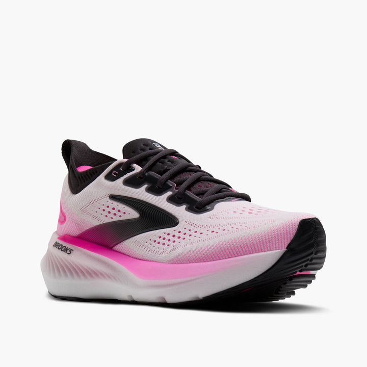 Brooks Glycerin 23 para mujer - Blanco/Phantom/Rosa cibernético