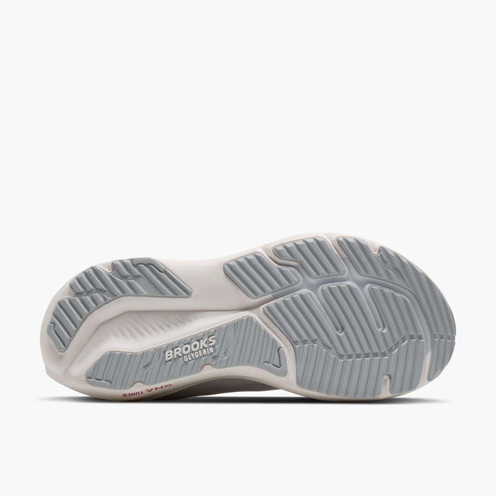 Women's Brooks Glycerin 23 WIDE - White/Harbor Mist/Metallic