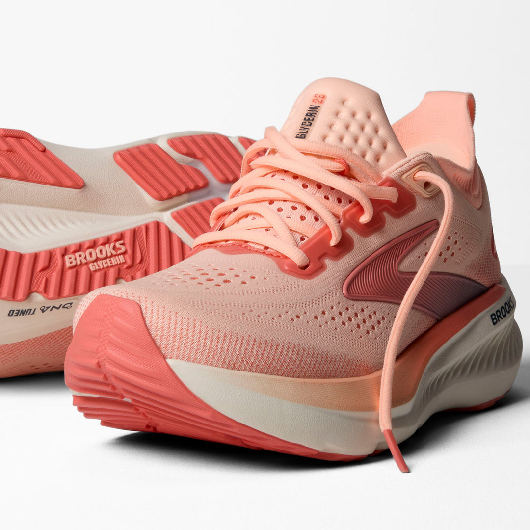 Brooks Women's Glycerin 23 - Coral/Peach/Spellbound
