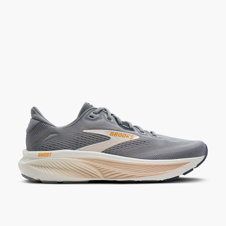 Brooks Women's Ghost 18 - Grey/ Morganite/ Coconut